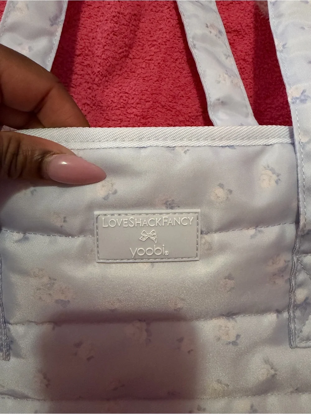Loveshack Fancy x Target Yoobi ToteEverblooming Rosettes Ditsy
